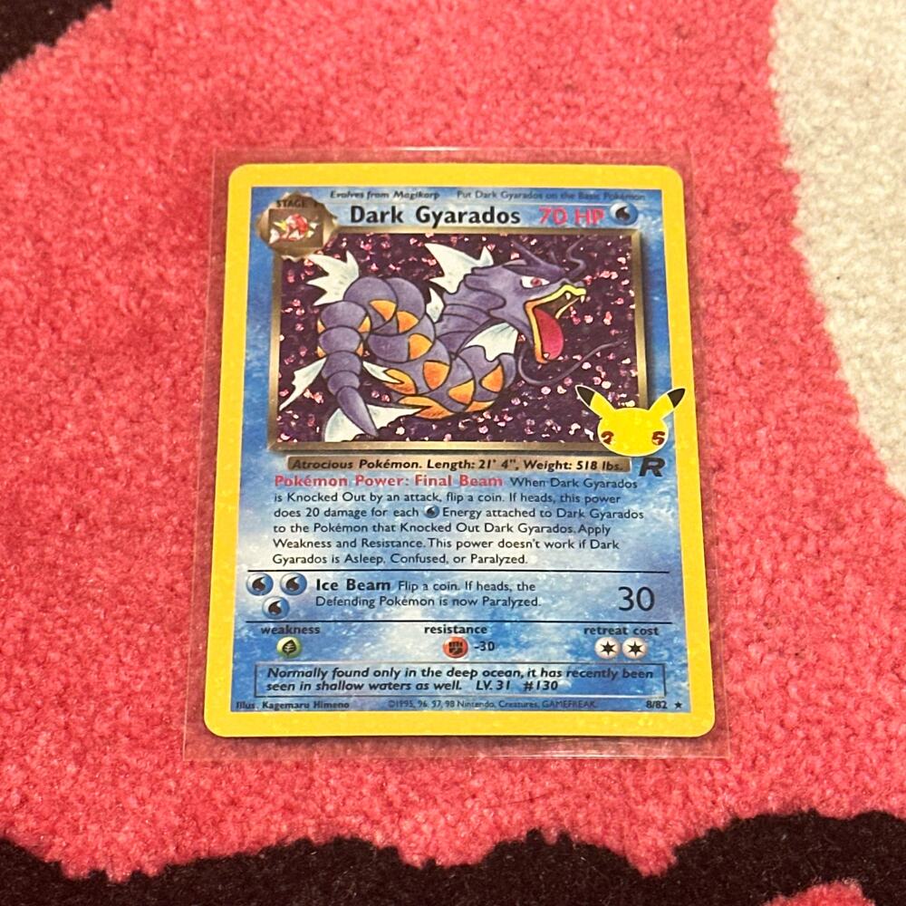 Dark Gyarados #8 – Pokémon Celebrations [Holo]